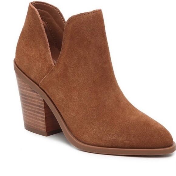 Steve Madden Tan/Light Brown Aker Suede Booties - Picture 1 of 6